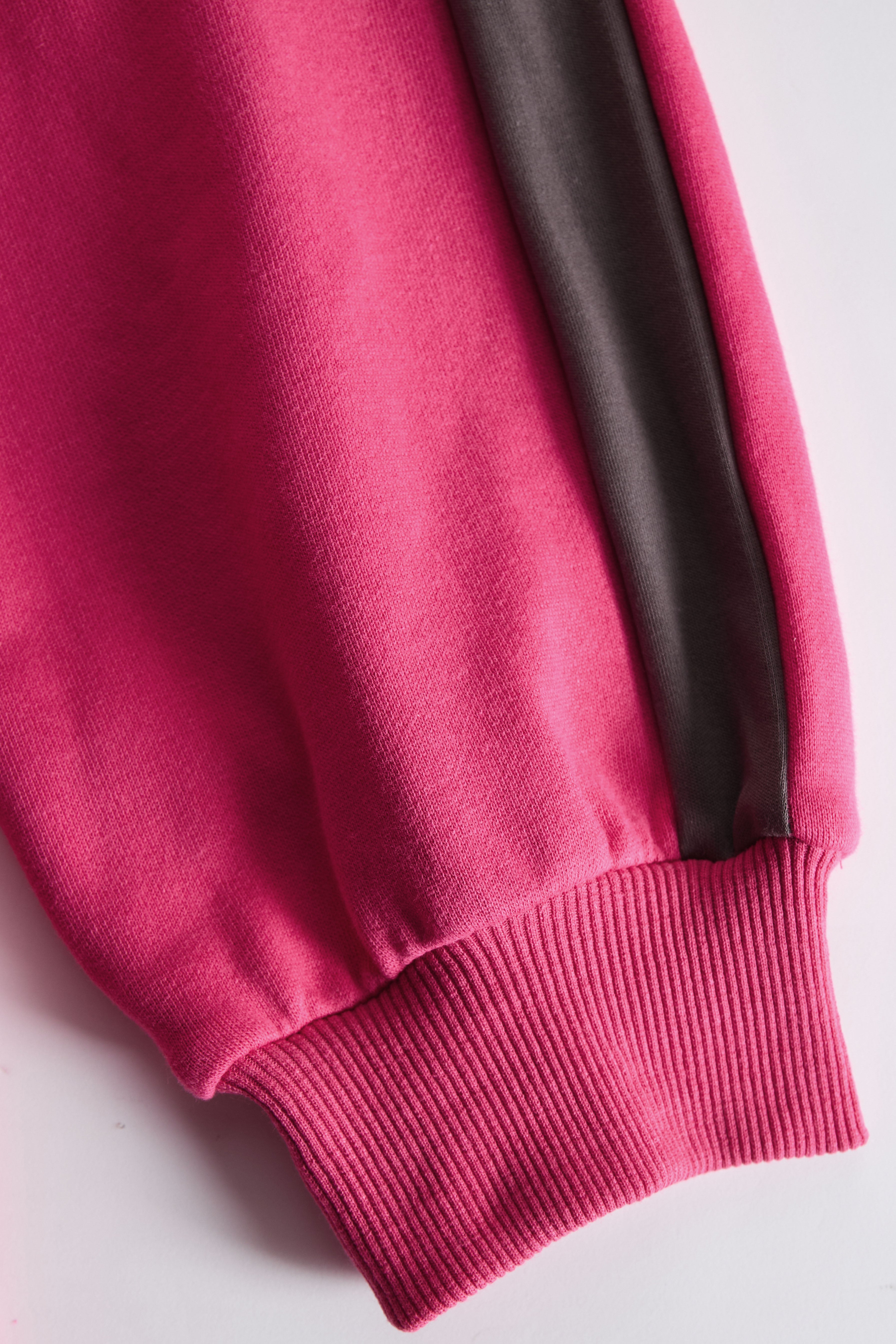 Sporty Color-blocked Ruffled Half-zip Hooded Long-sleeved Mini Dress